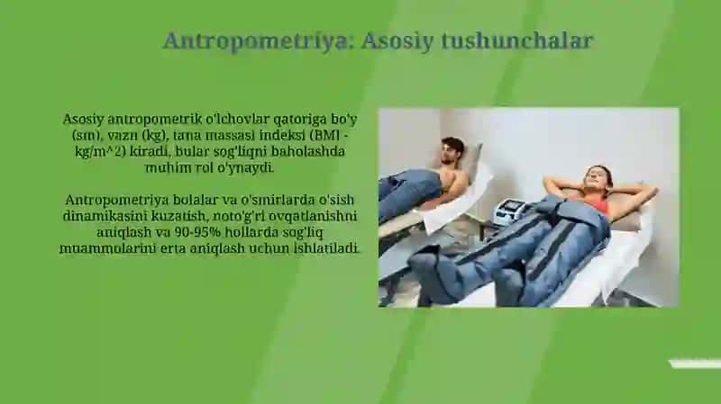 Antropometriya va Kislorod Terapiyasi 3