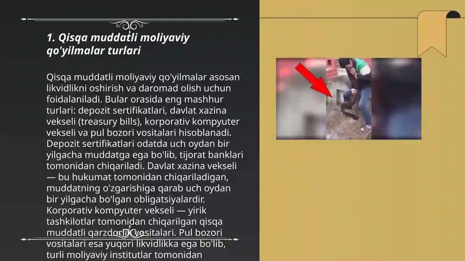 Qisqa muddatli moliyaviy qo'yilmalar hisobi 3