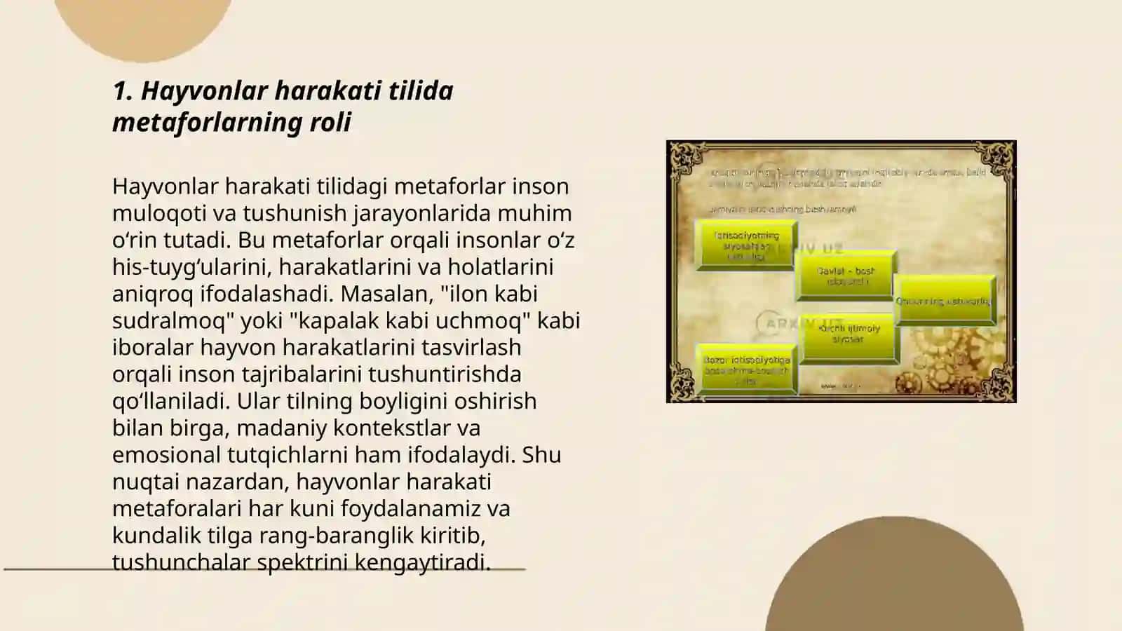 O'zbek tilida hayvonlar harakatini ifodalovchi konseptning etnolingvistik hamda lingvomadaniy xususiyatlari 3