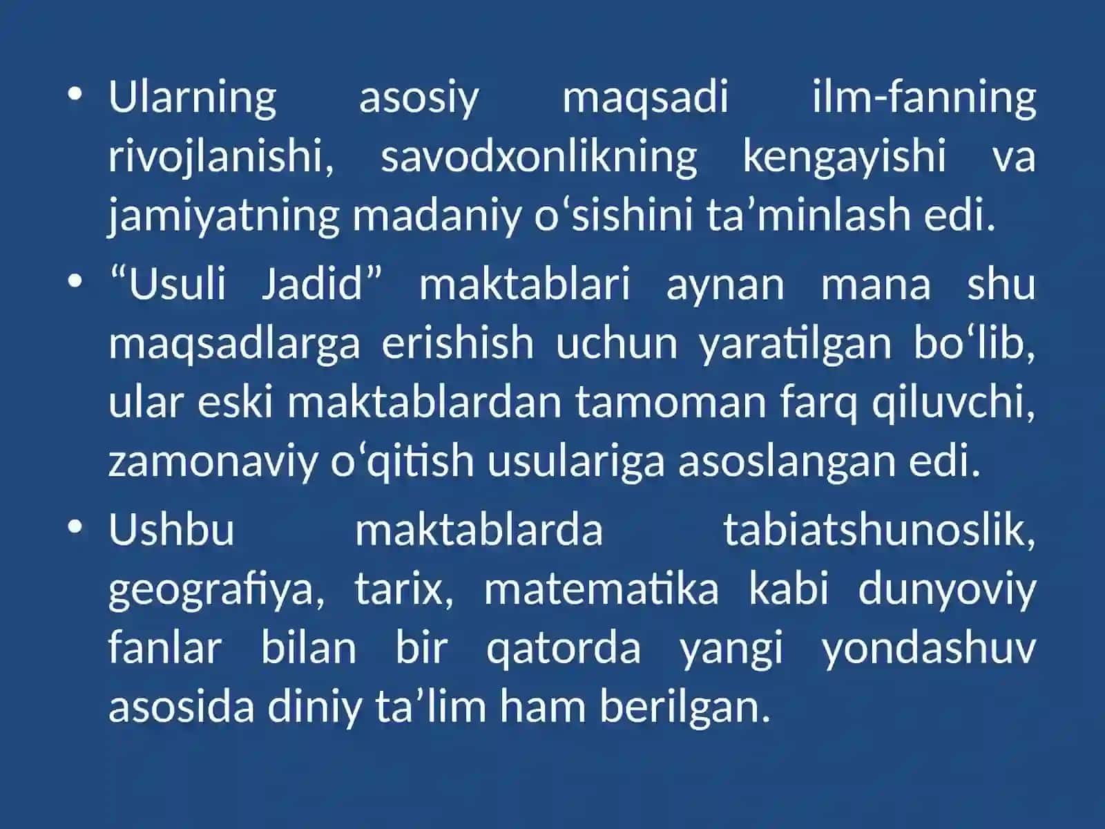 Turkiston dastarix o‘qitish usullari pedagogik faninishali 3