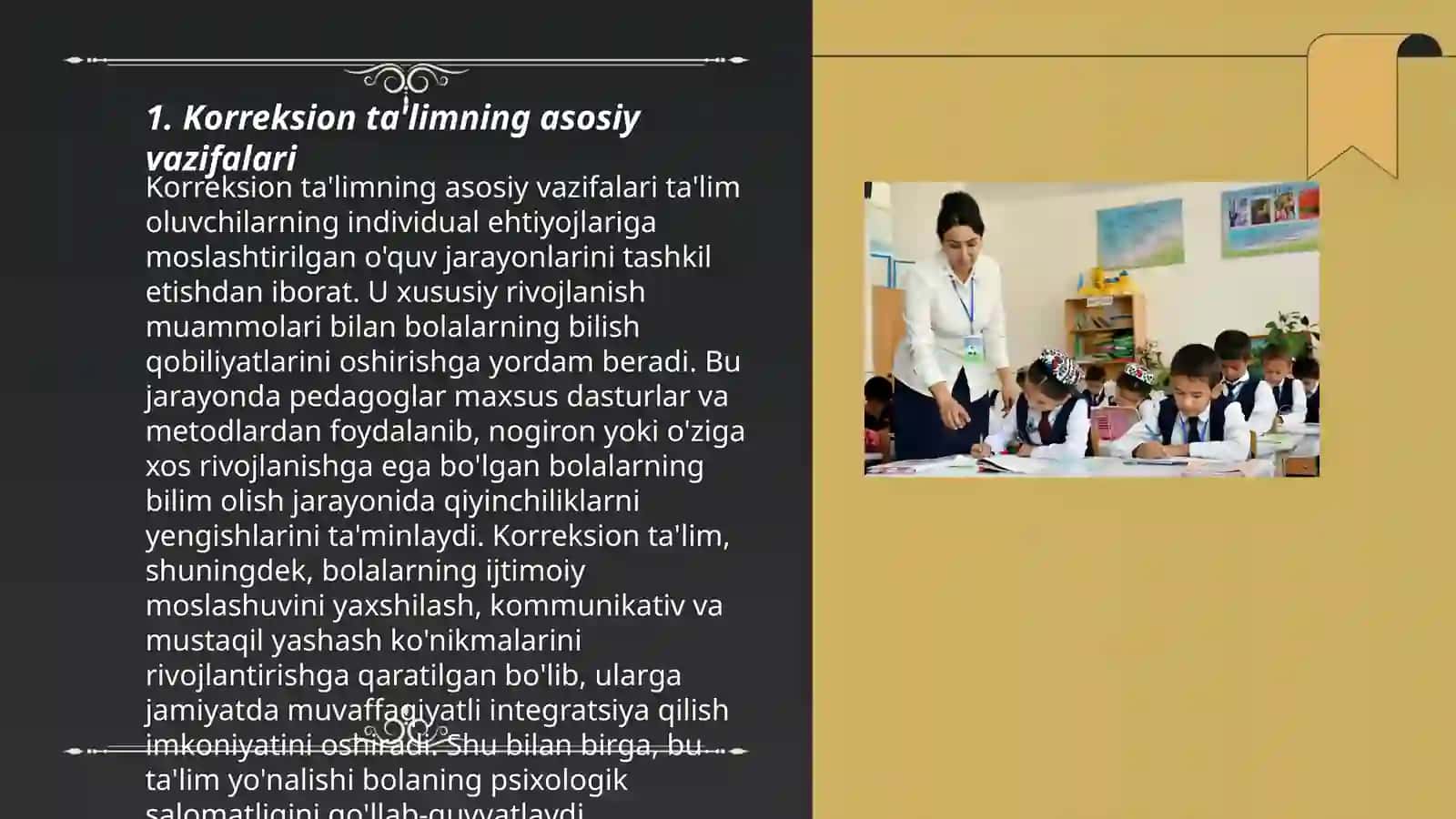 Korreksion maxsus pedagogikaning asosiy vazifalari tamoyillari va metodlari 3