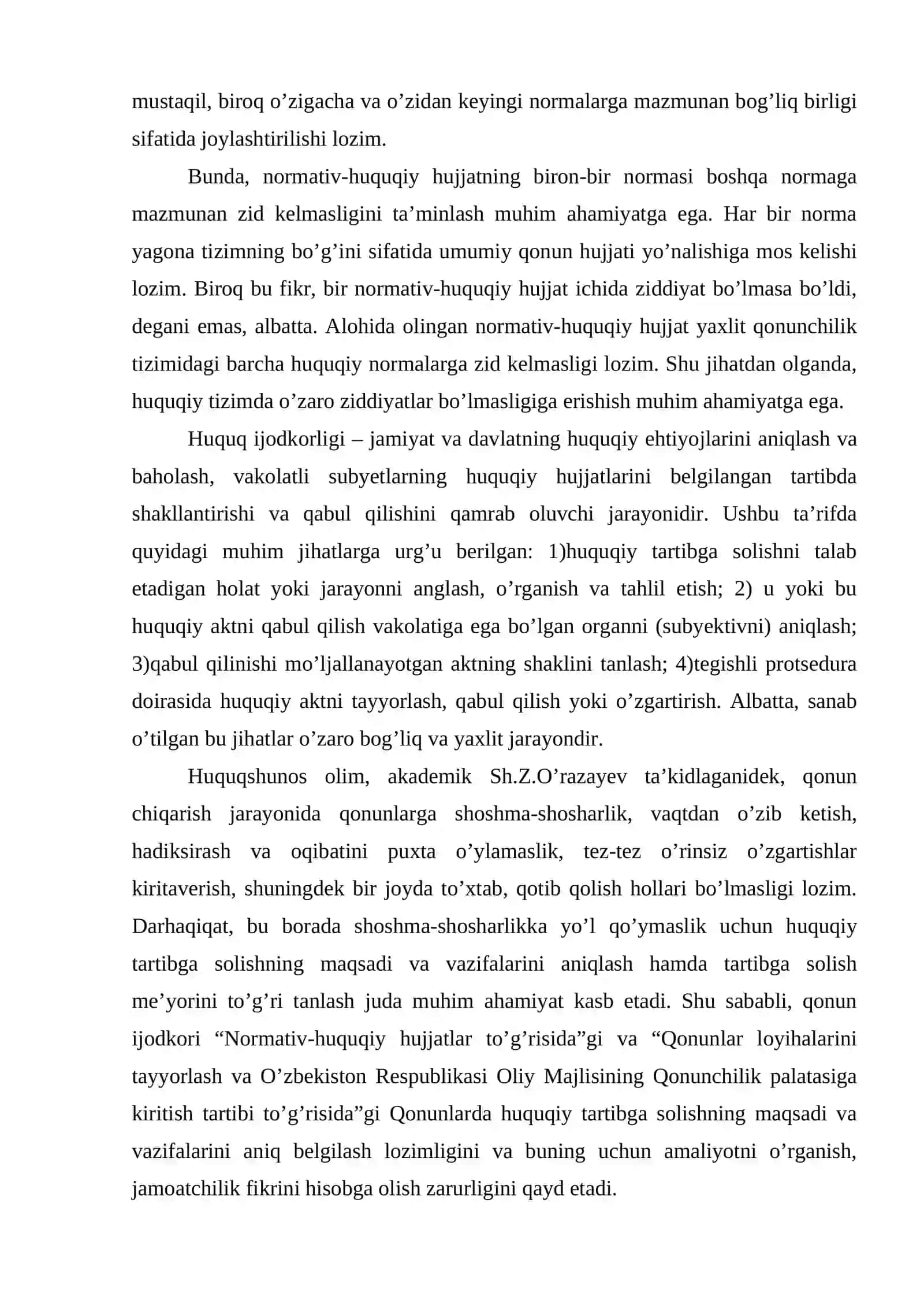 Yuridik texnikaning umumiy qoidalari 3