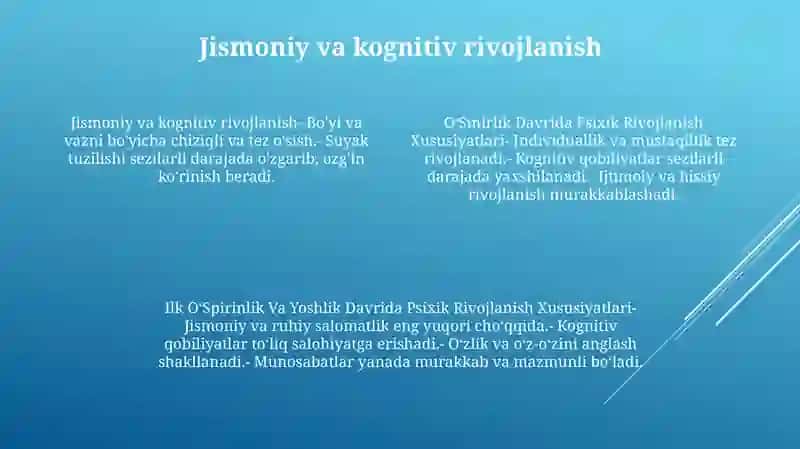 O‘Smirlik Davrida Psixik Rivojlanish Xususiyatlari 3