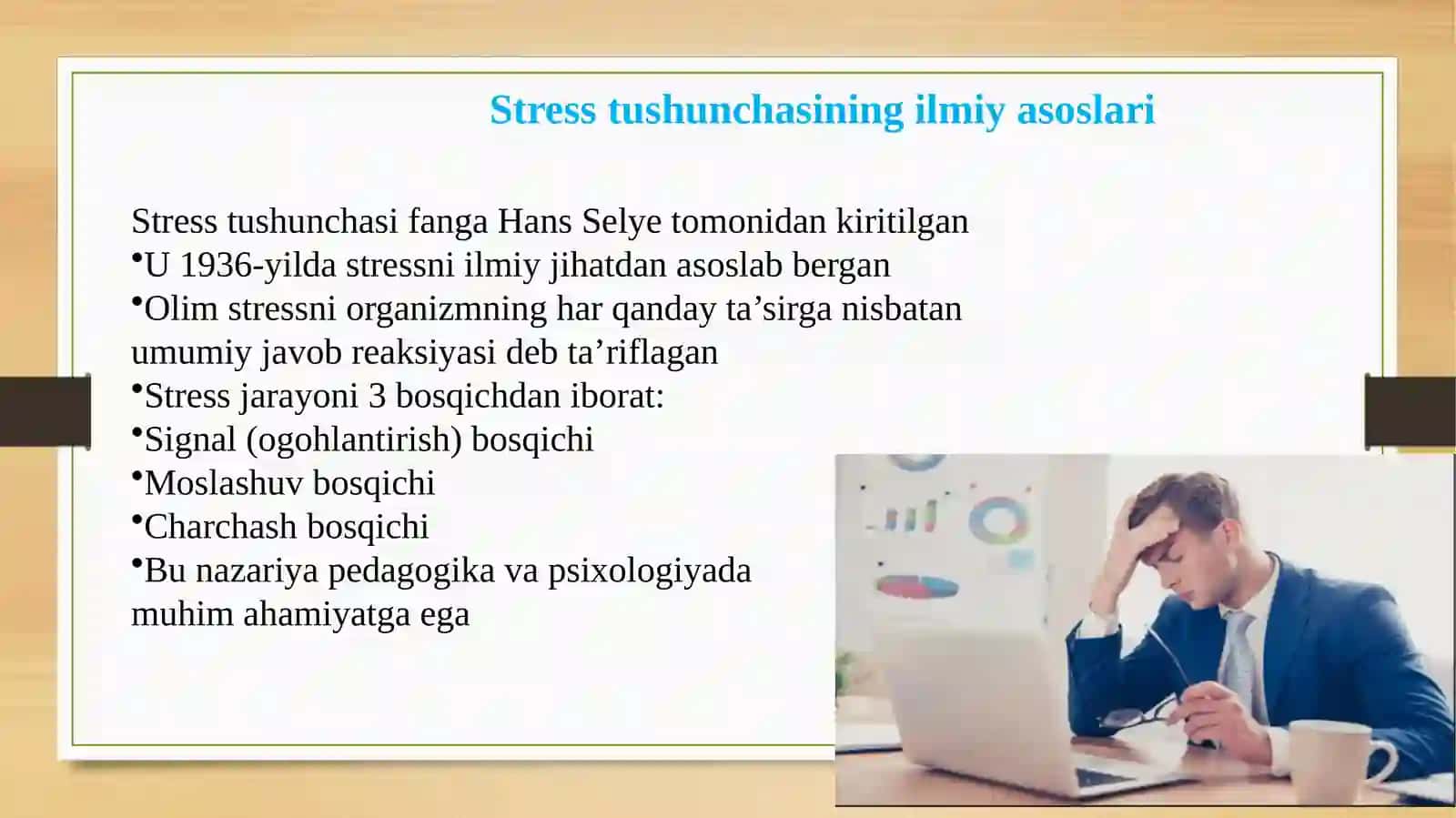Stress va uning turlari 3