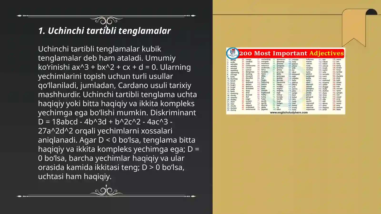 ALGEBRA SONLAR NAZARIYASI 3