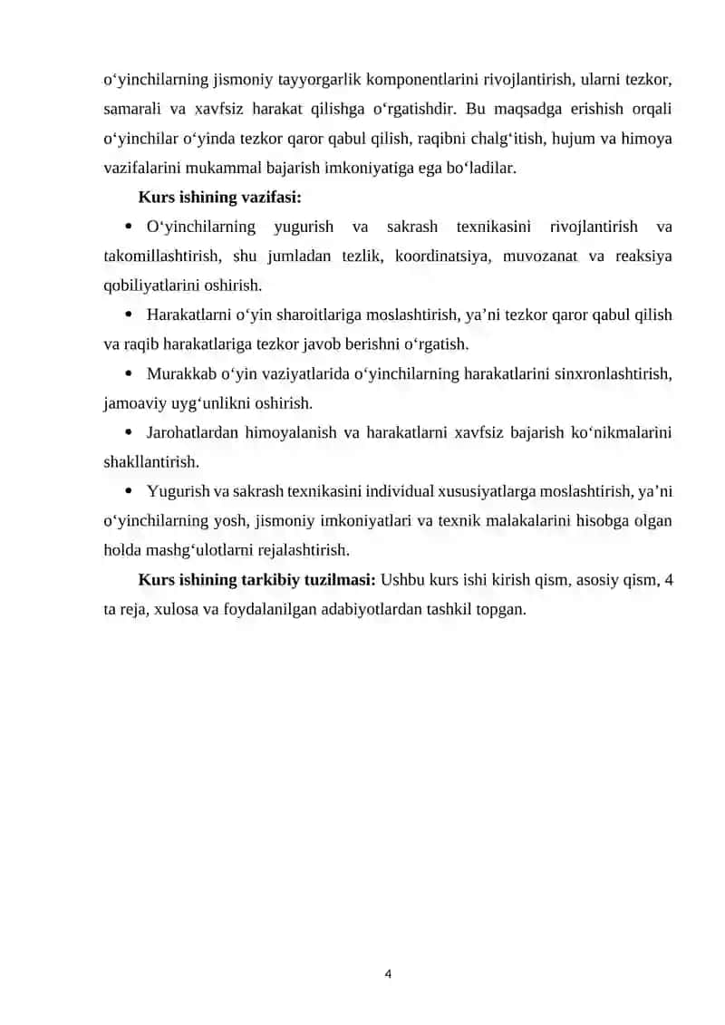 Gandbol o‘yinida harakatlanish (yugurish, sakrash) texnikasini o‘rgatishni takomillashtirish 3