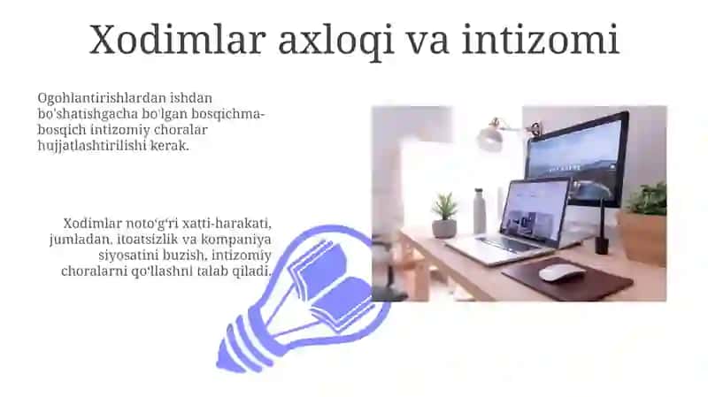 Tashkilotda vazifalarni bajarish qonuniyatlari 3