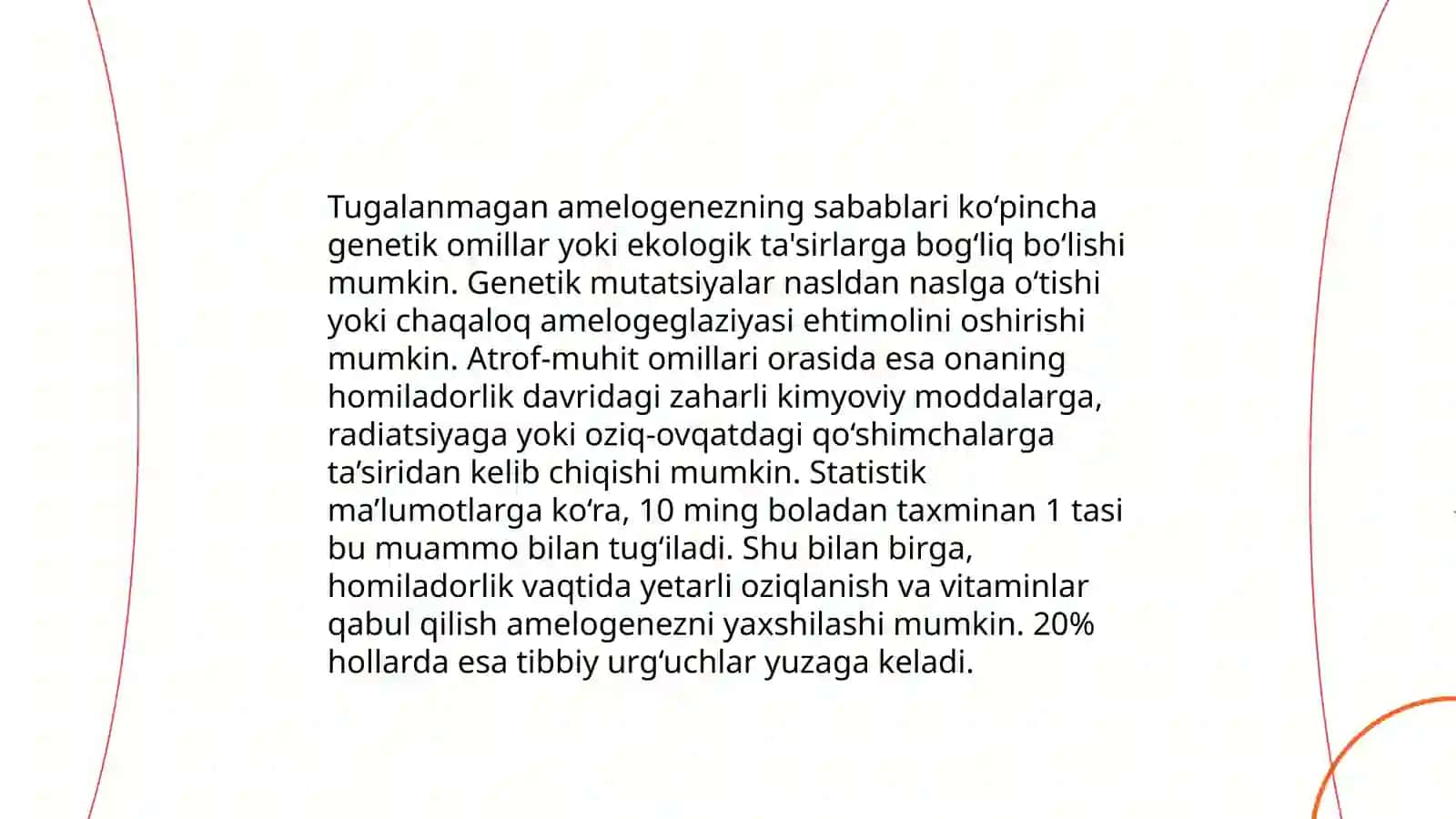 Tugalanmagan amelogenez 3