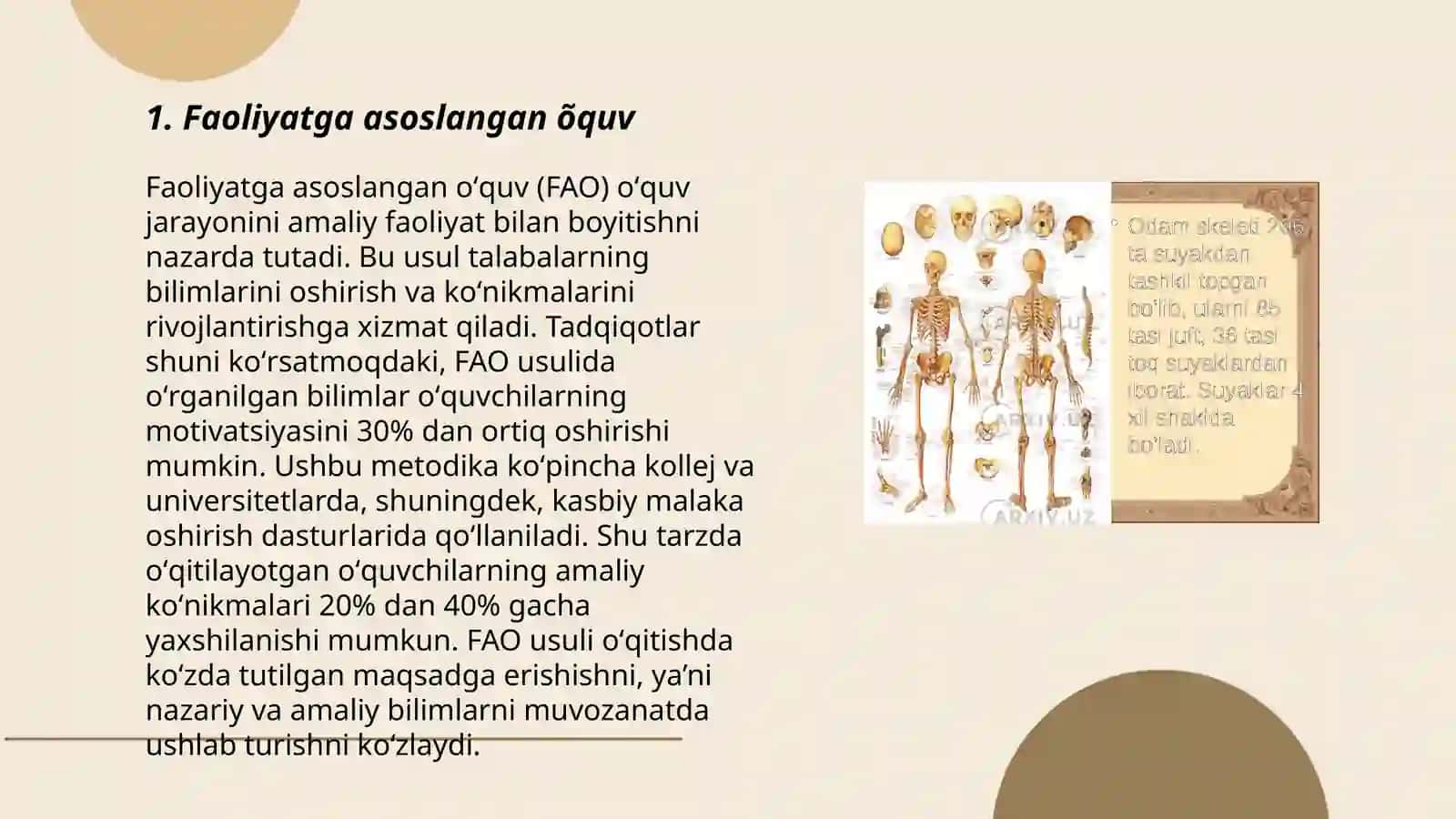Biologiya darslarida no'anaviy usullarni qoʻllash metodologiyasi 3
