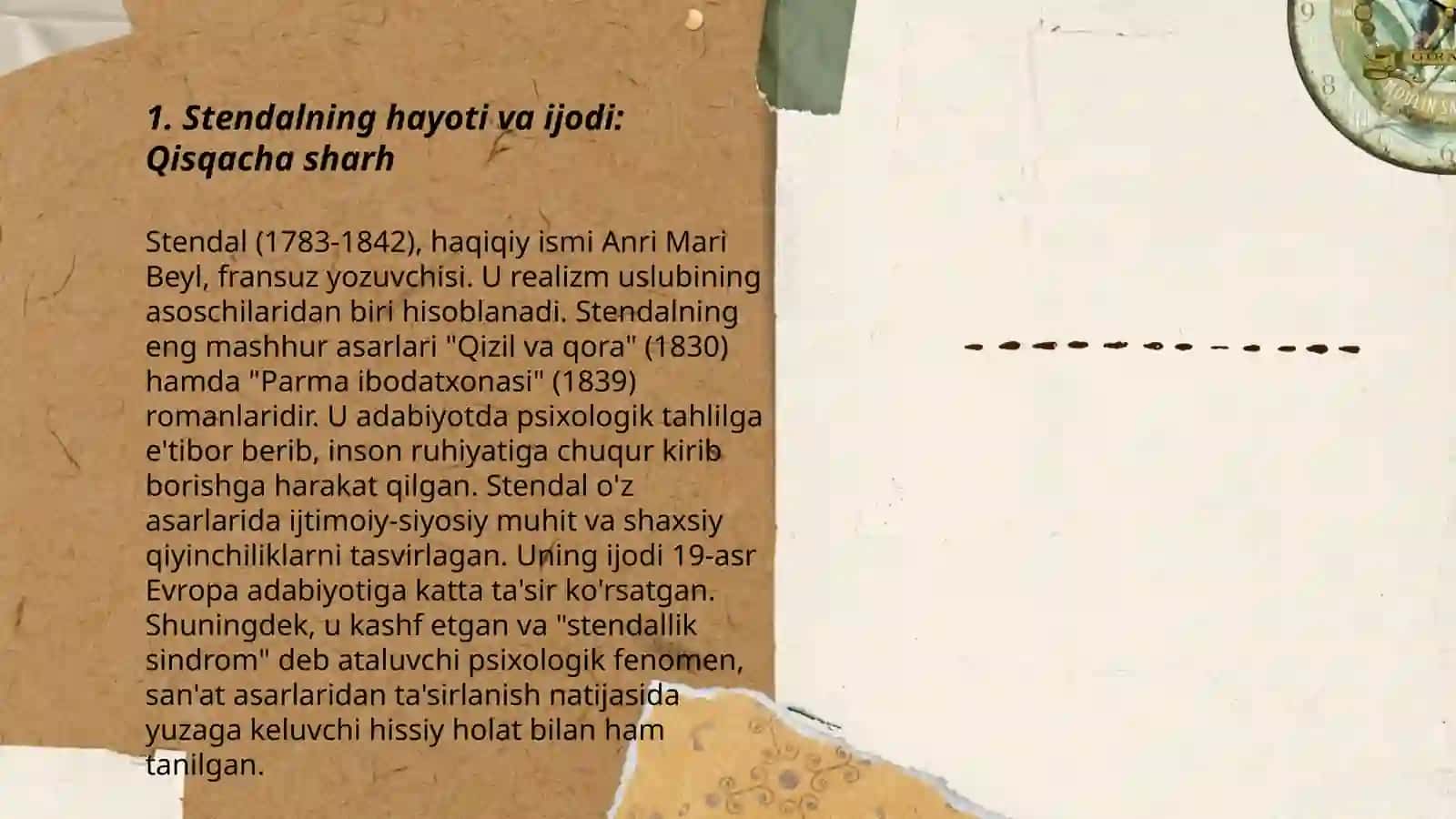 Stendalning hayoti va ijodi 3