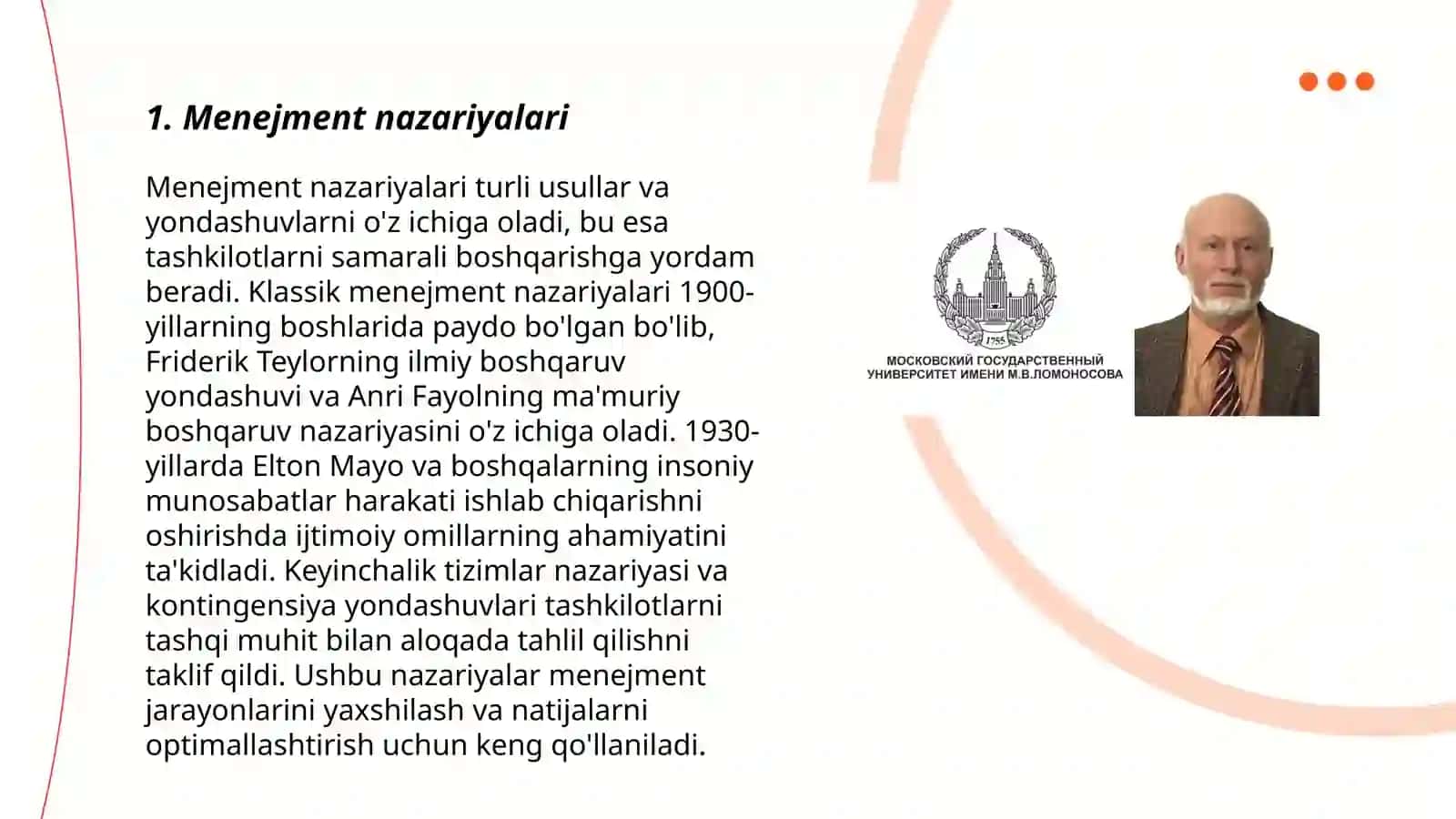 Menejmentning odati va menejmentning nufuzi 3