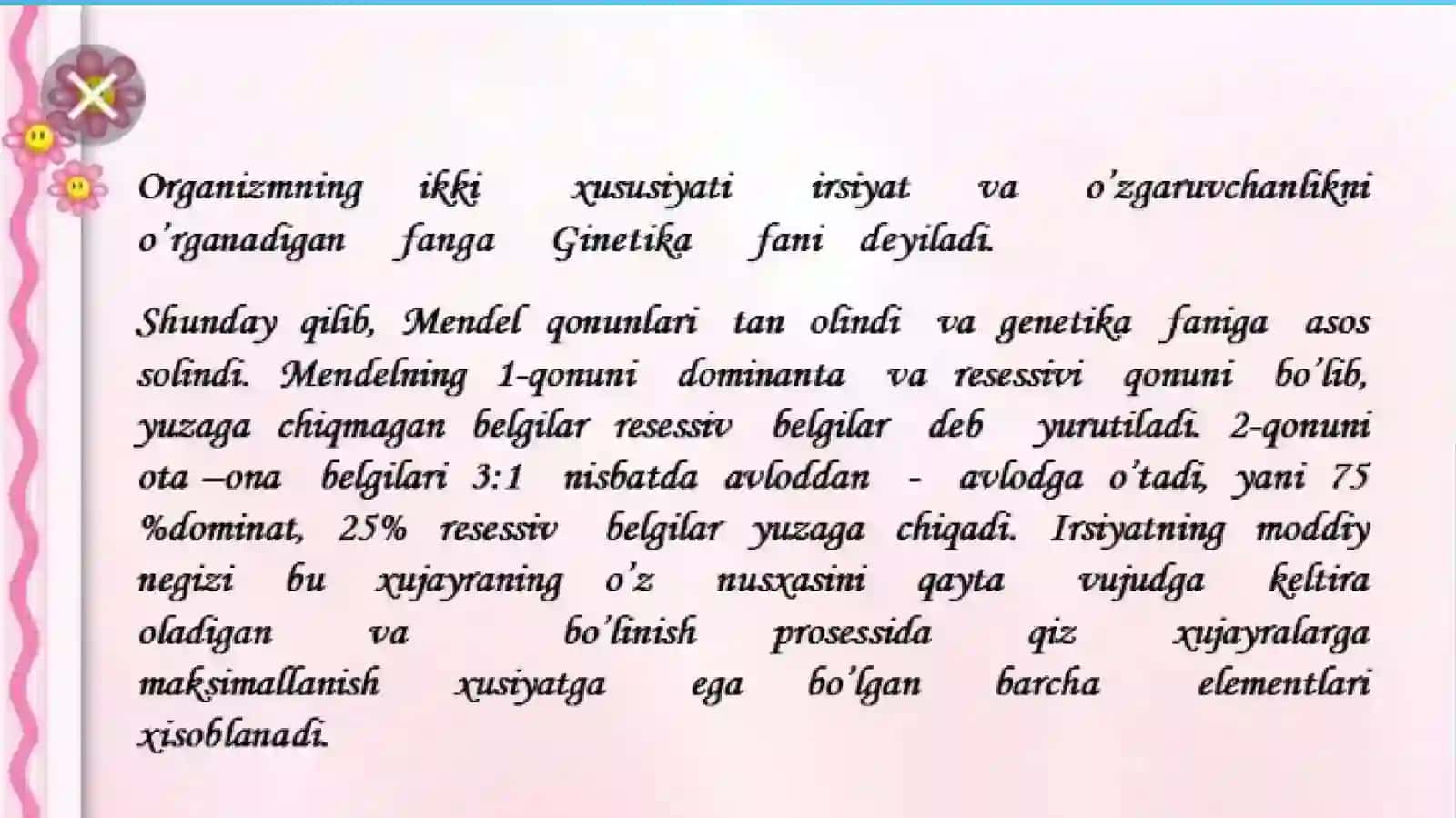 Turichidaduragaylashdairsiyatqonunlari.Monoduragay chatishtirish 3
