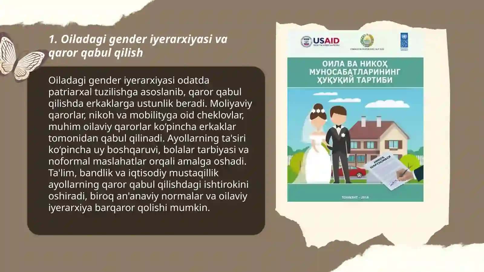 Oiladagi gender iyerarxiyasi va qaror qabul qilish 3