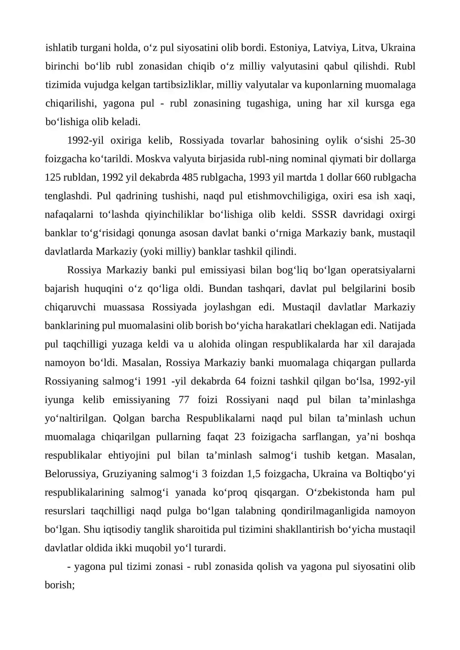 MAKROIQTISODIY VA MOLIYAVIY BARQARORLIKNI TA’MINLASHDA MONETAR SIYOSATNING AHAMIYATI 3
