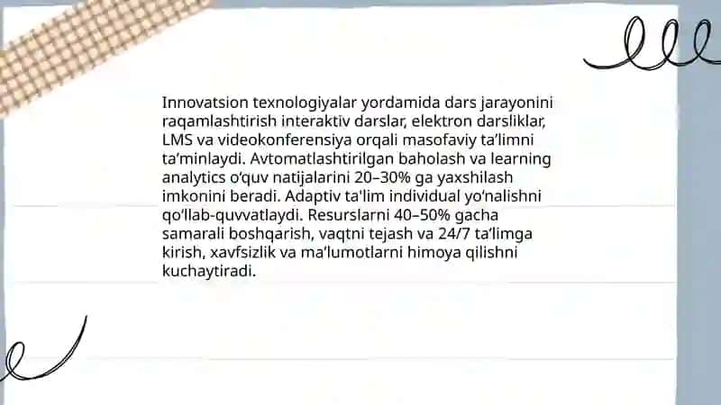 Inovatsion texnalogiyalar talim sifatini oshirish manbai sifatida 3