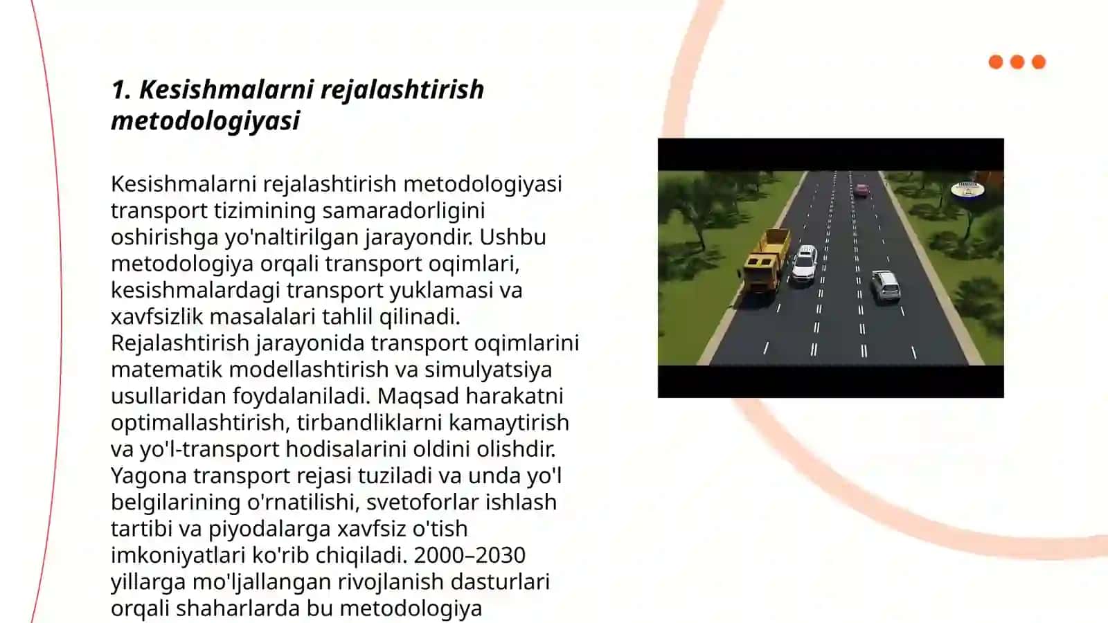 Kesishmalarni rejalashtirish metodologiyasi 3