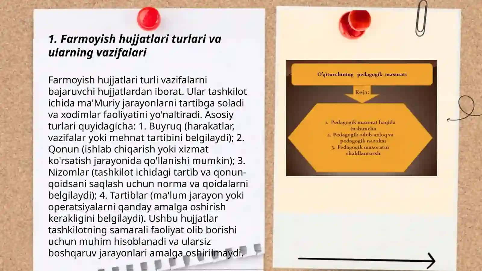 Farmoyish hujjatlari turlari va ularning vazifalari 3