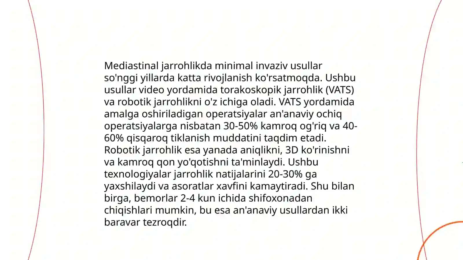 Mediastinitlar jarrohligining zamonaviy usullari 3