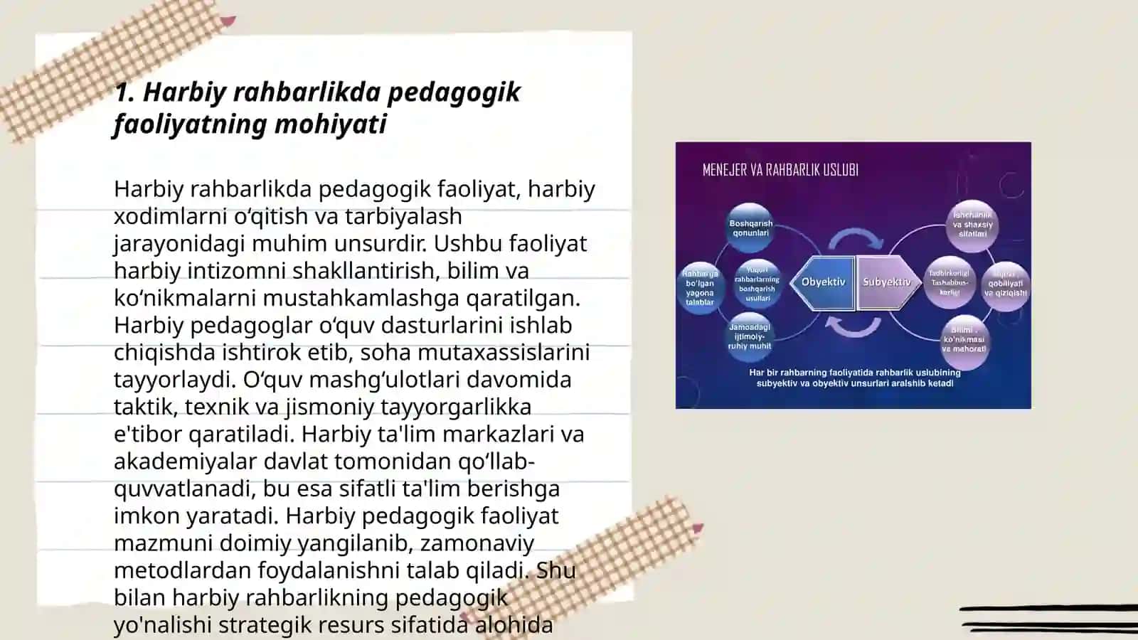 Harbiy rahbarning pedagogik faoliyatida kasbiy refleksiyaning oʻrni 3