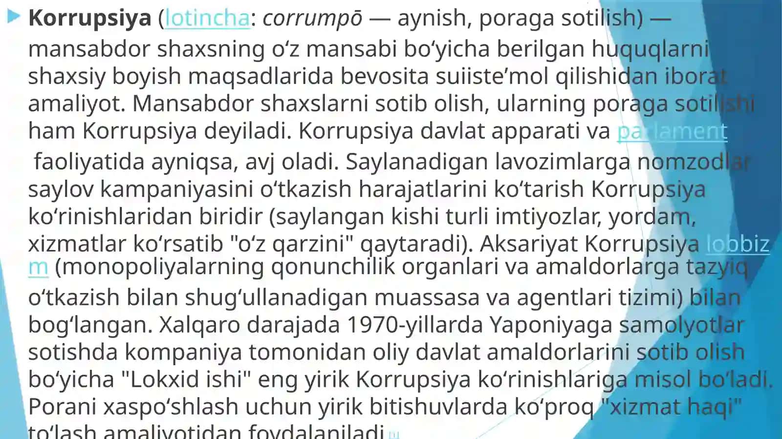 O'zbekistonda korrupsiyaga qarshi kurashish 3