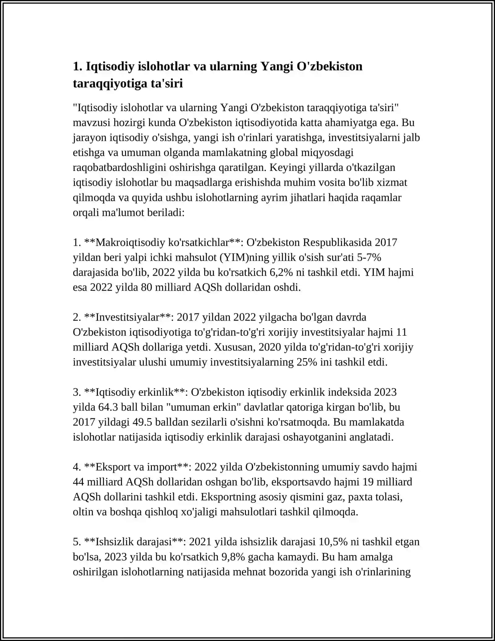 HOZIRGI ZAMON IQTISODIY QARASHLARI EVOLYUTSIYASI YANGI O'ZBEKISTON IJTIMOIY IQTISODIY SIYOSATI VA STRATEGIYASI 3