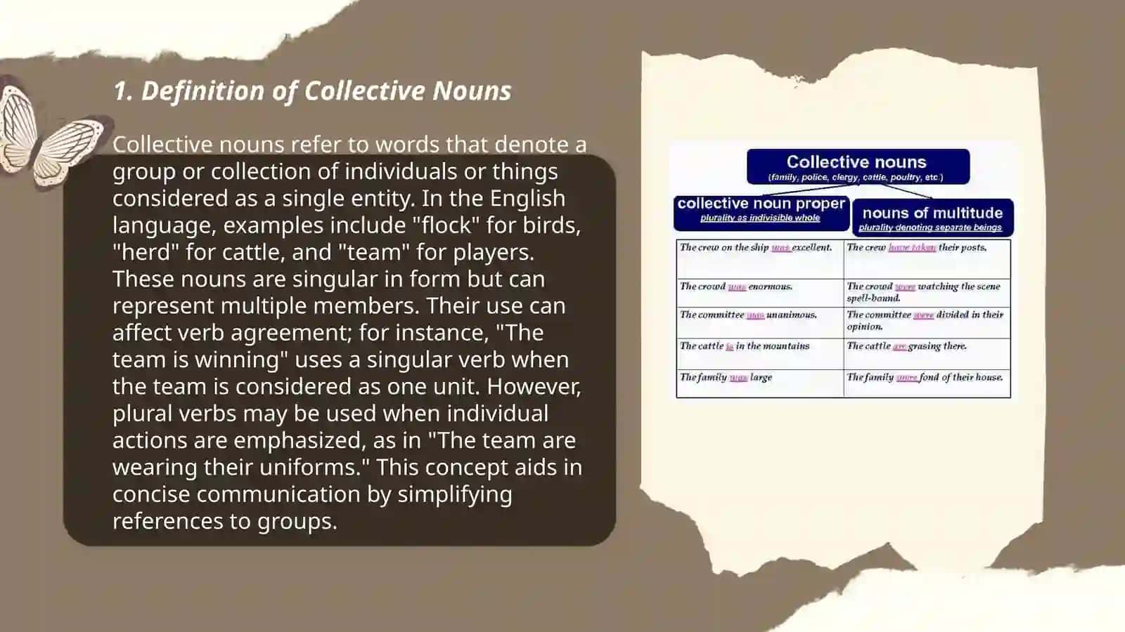 Collective and compound nouns 3