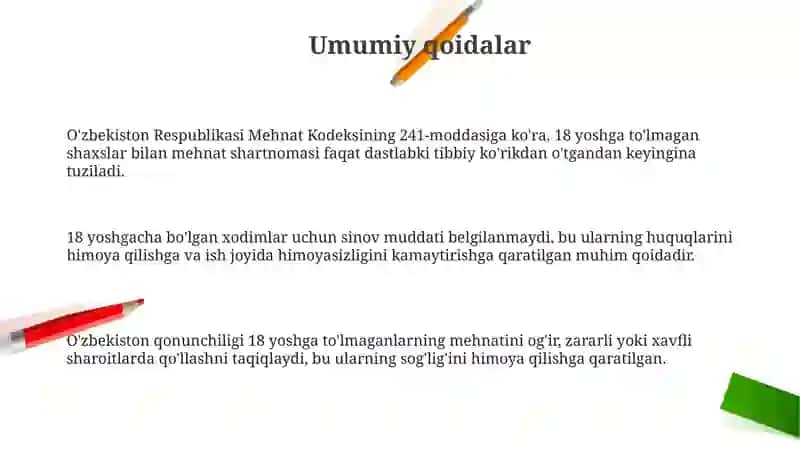 Xodimlar mehnatini huquqiy tartibga solish 3