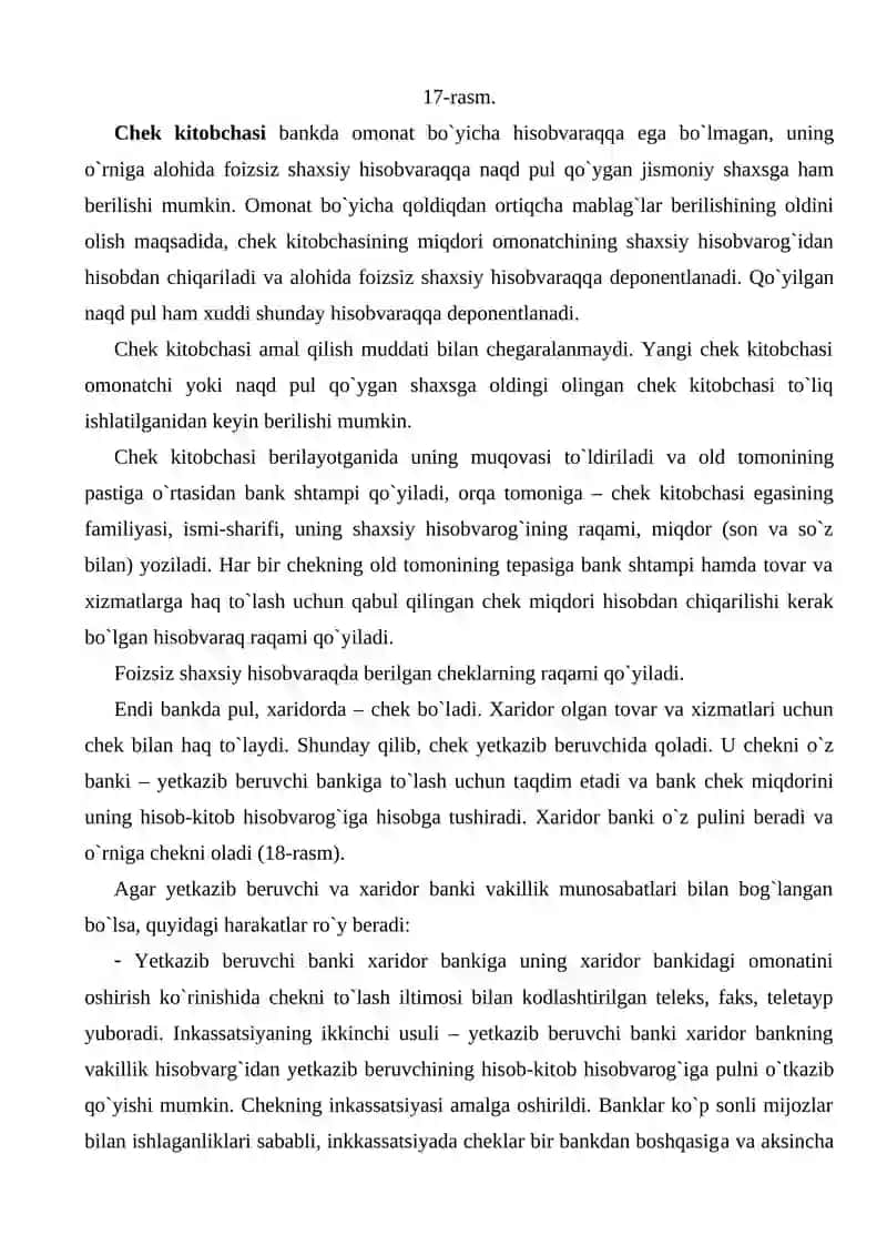 CHEKLARNING TURLARI VA ZAMONAVIY KREDIT VOSITALARI 3