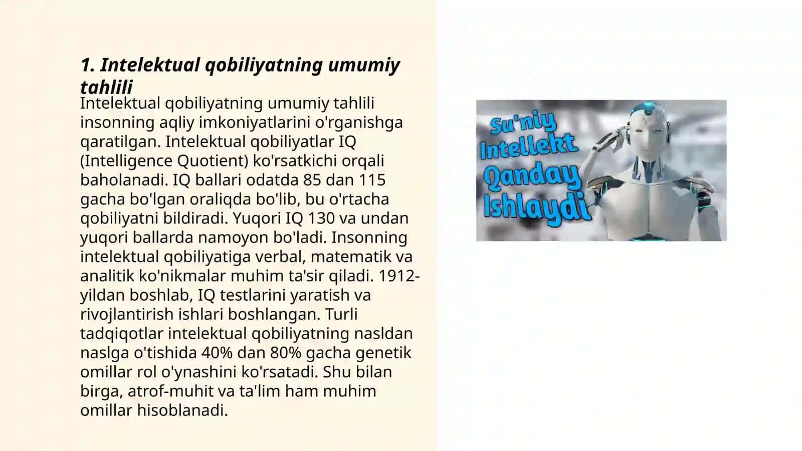 Intelekt va kreativlik nazariyalari 3