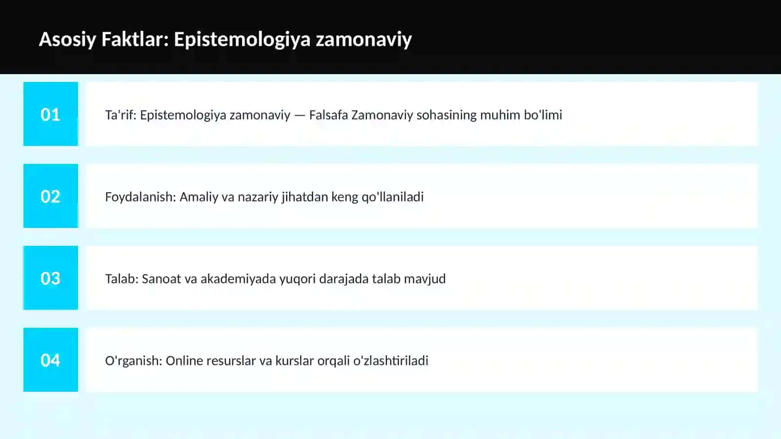 Epistemologiya zamonaviy 3