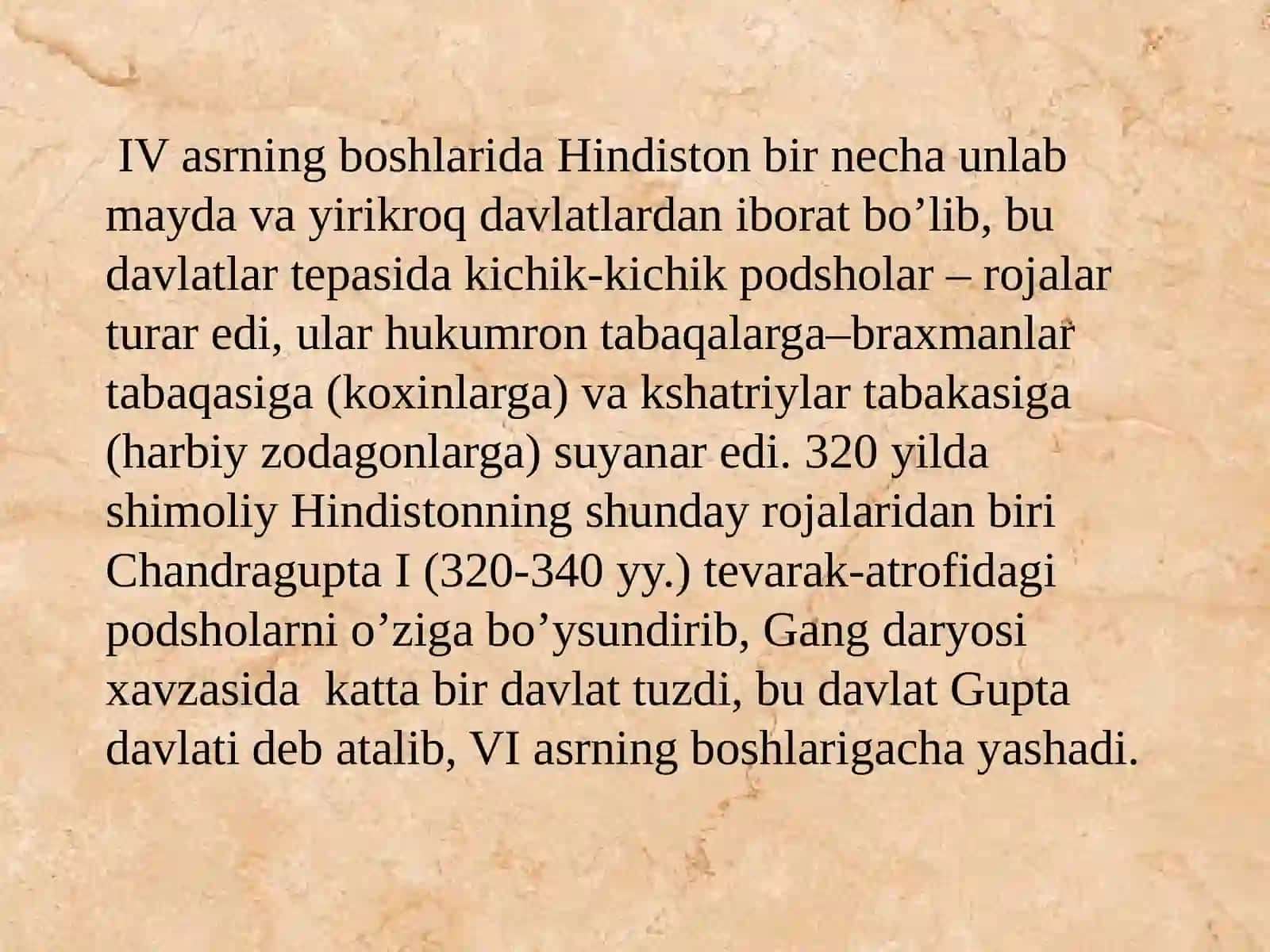 Oʻrtaasrlarning ilk davrida Hindiston va Xitoy 3