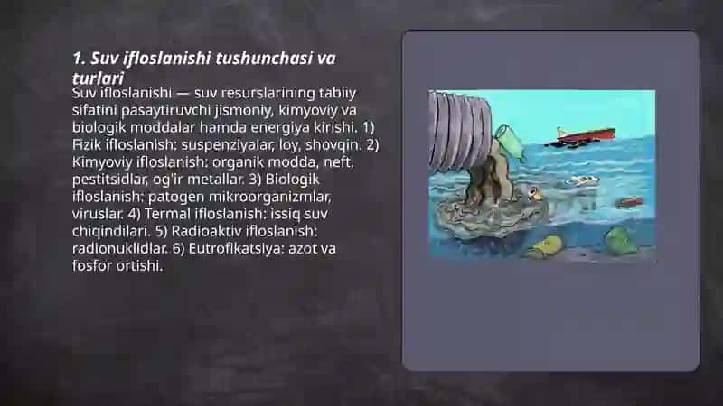 Suv ifloslanishi 3