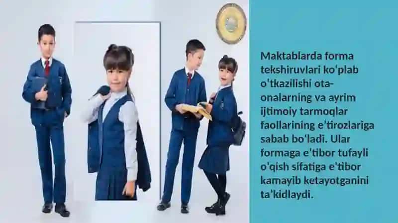 O’quvchilar maktab formasini kiyishlari kerakmi 3