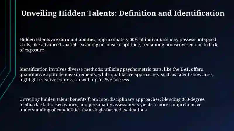 Unveiling Hidden Talents: Definition and Identification 3