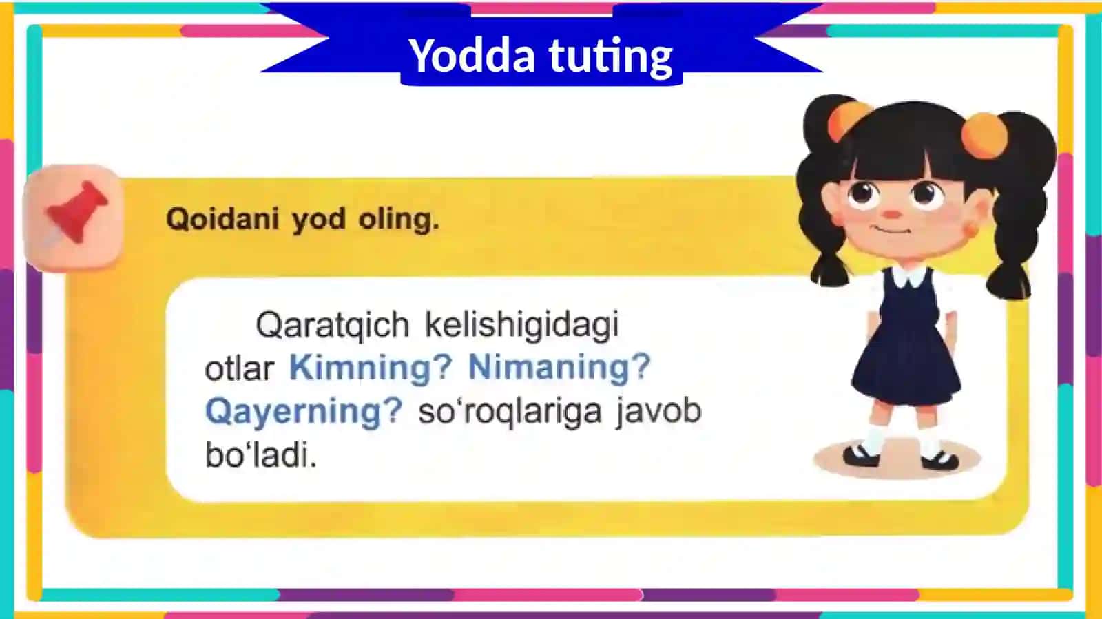 Qaratqich kelishigi 3