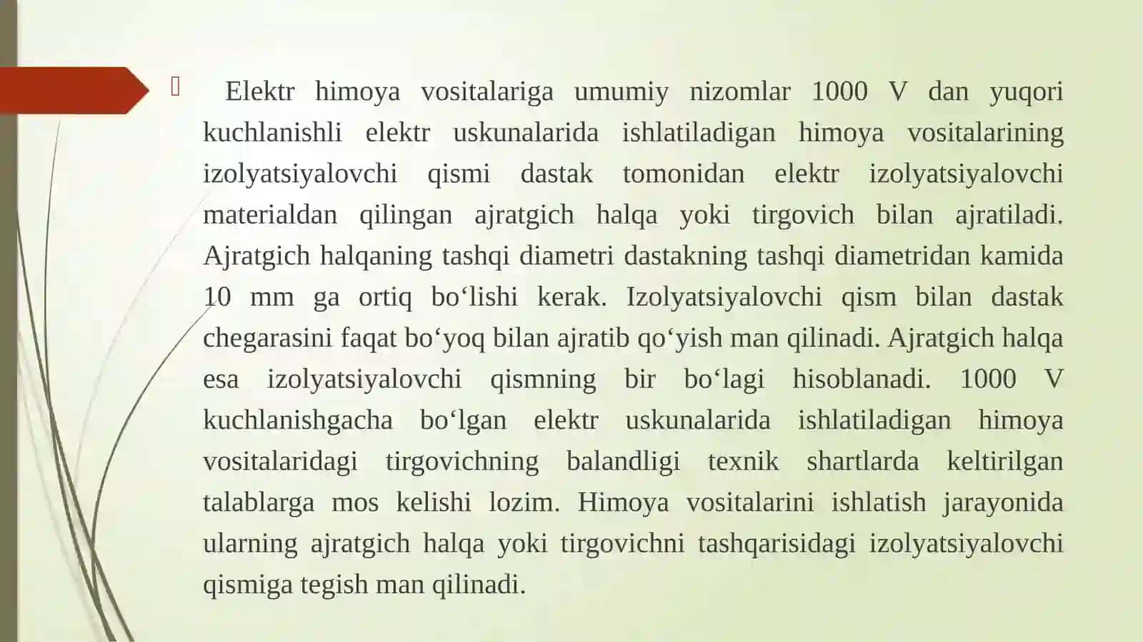 Elektr Xavfsizligi Asoslari Taqdimoti 3