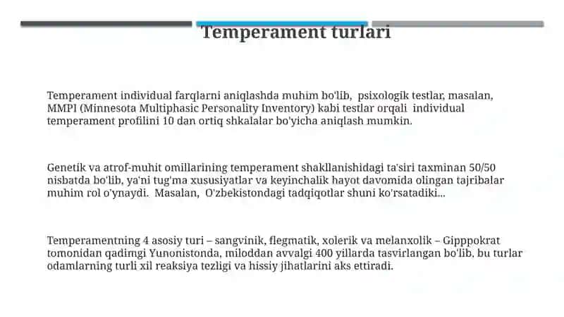 Nerv sistemasi va temperament 3