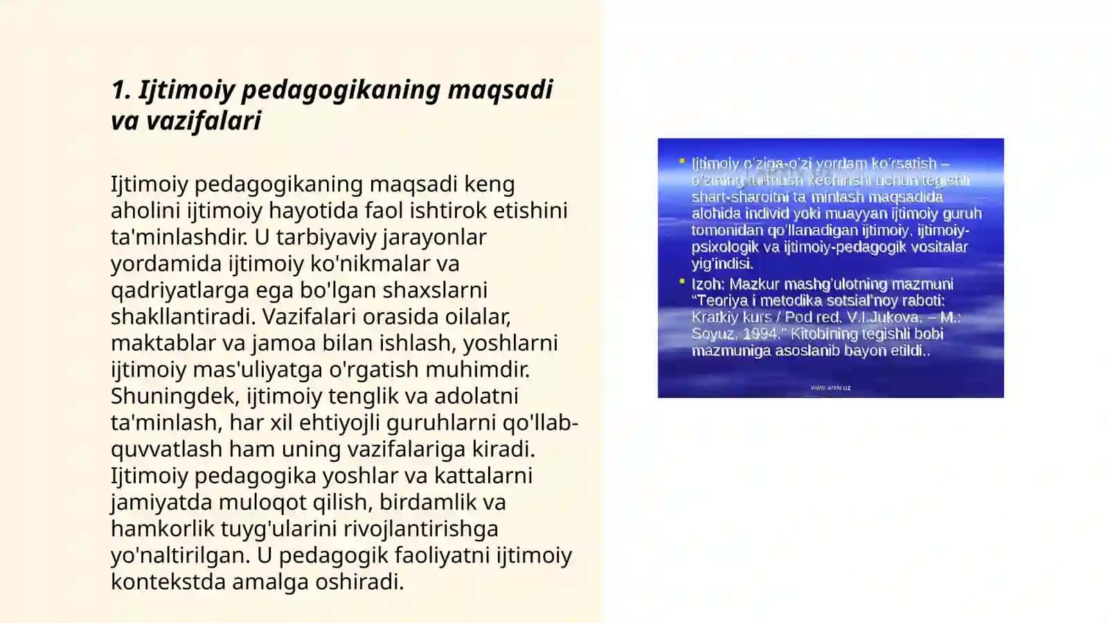 Ijtimoiy pedagogika fanining kategoriyalari va printsiplari 3