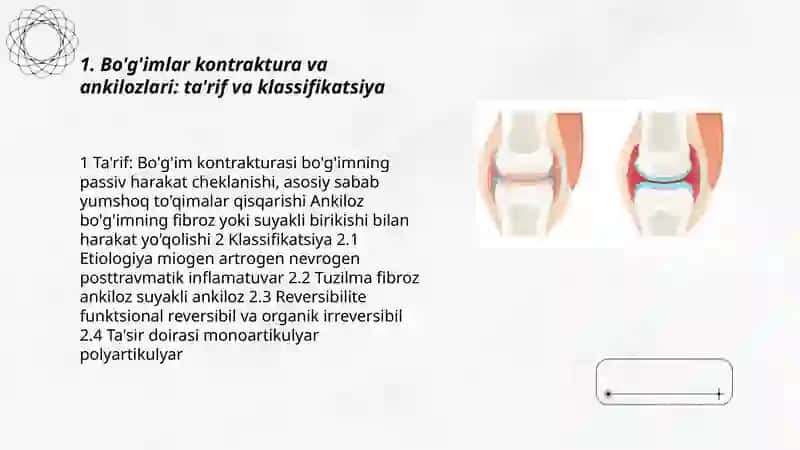 Bo’g’imlar kontraktura va ankolilozlari 3