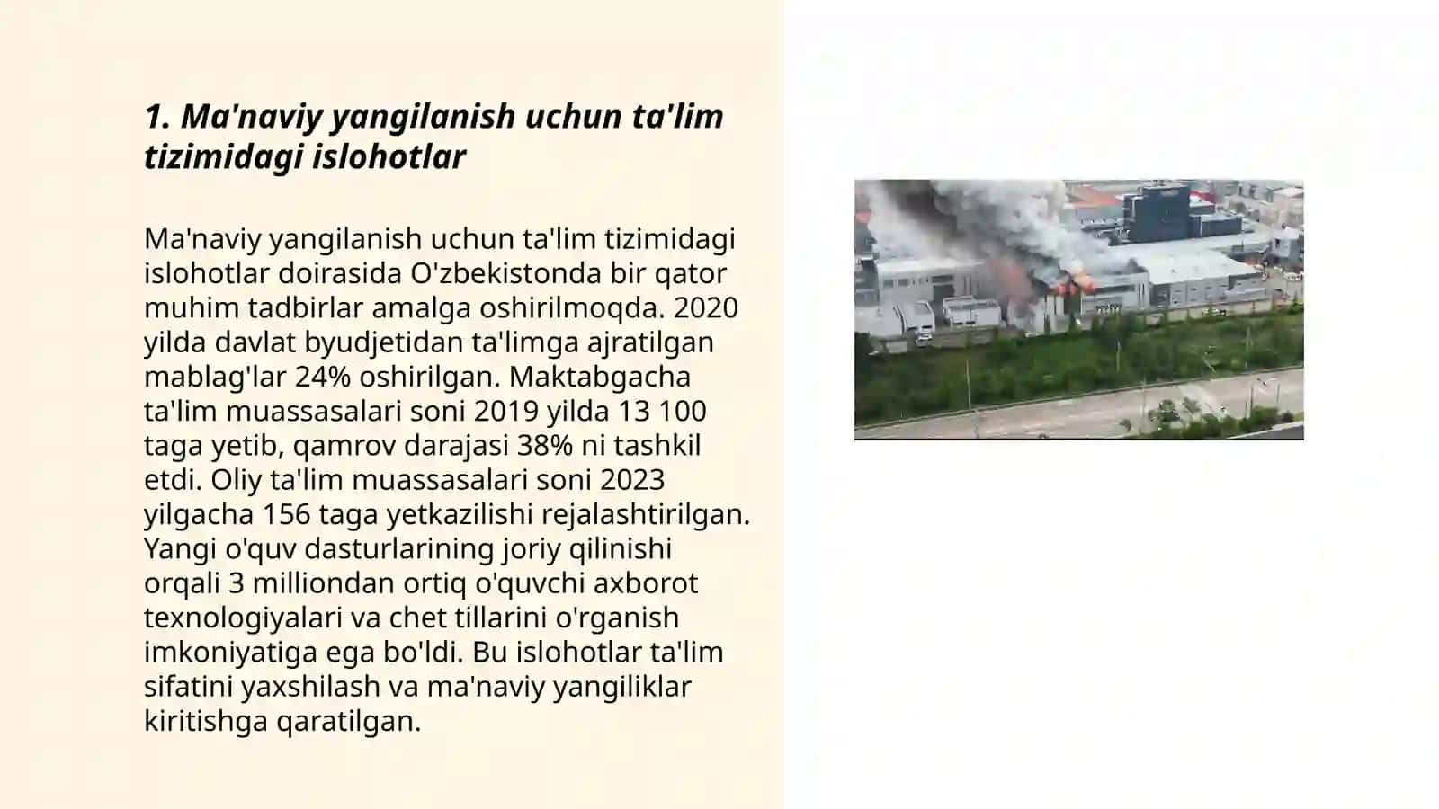 Ma'naviy yangilanish uchun ta'lim tizimidagi islohotlar 3
