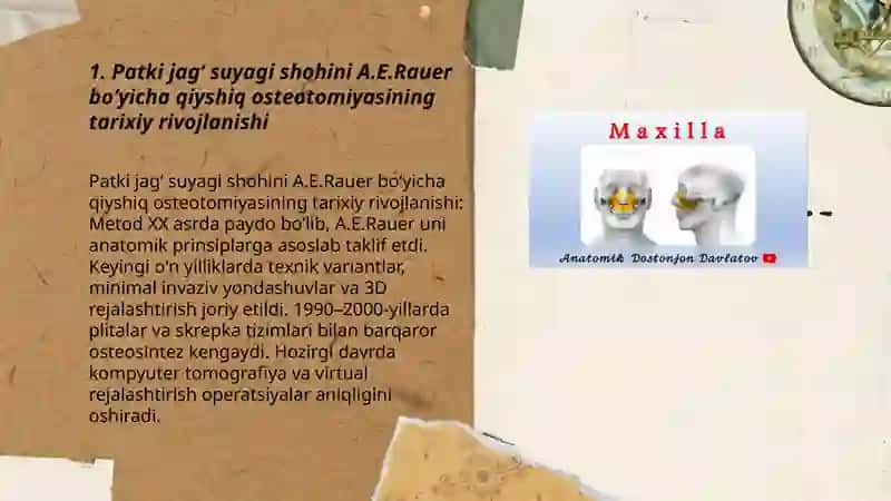 Patki jagʻ suyagi shohini A.E.Rauer boʻyicha qiyshiq osteotomiyasi 3