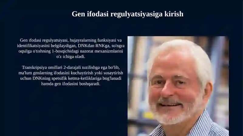 Genlar ta'sirni boshqarish xujayra differentsirovkasi 3