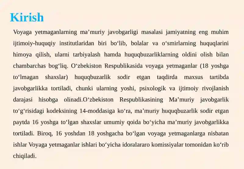 VOYAGA YETMAGANLARNING MA’MURIY JAVOBGARLIGI 3