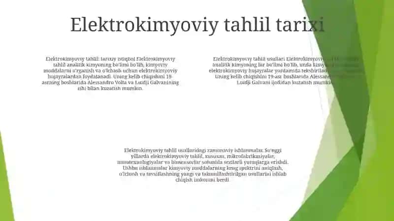 Elektrokimyoviy Analiz Usullari 3