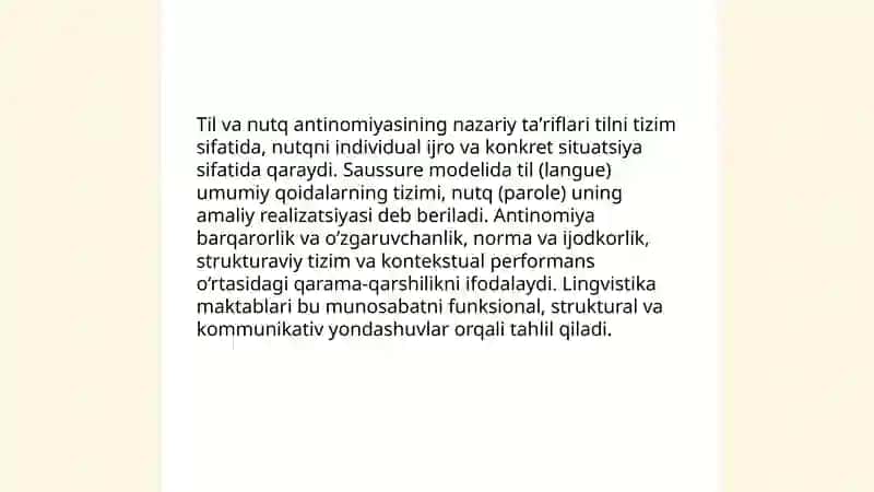 Til na nutq antinomiyasi 3