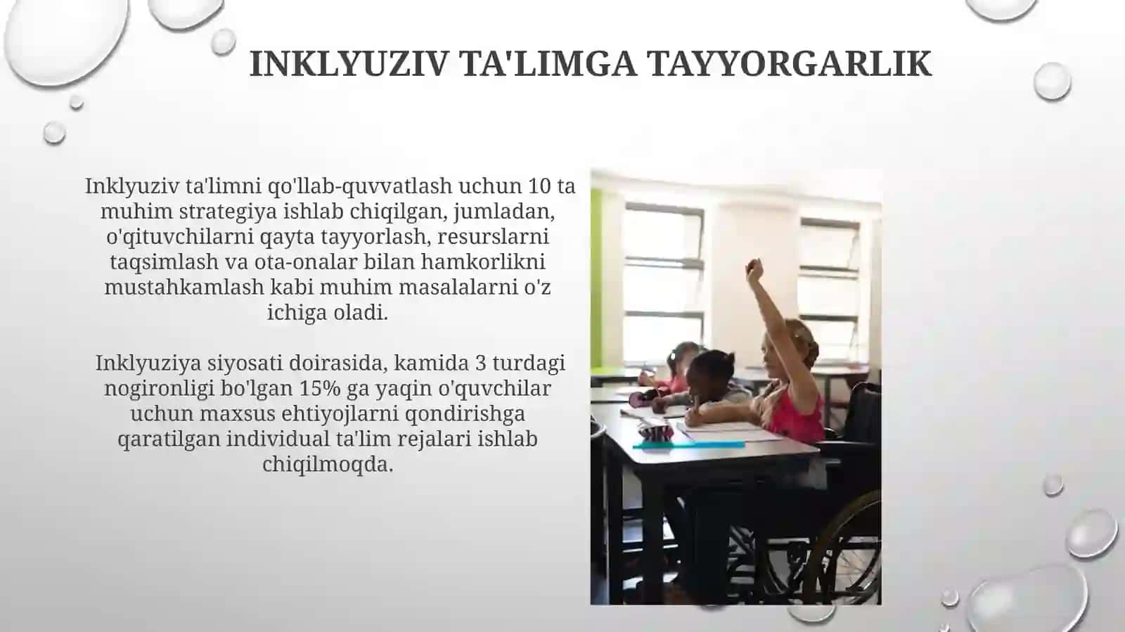 Jamiyatni Inklyuziv Ta'limga Tayyorlash va Jobiy Munosabatlarni Uyg'otish 3