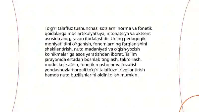 Bolalarni to'g'ri talaffuzga o'rgatishning mazmun va mohiyati 3