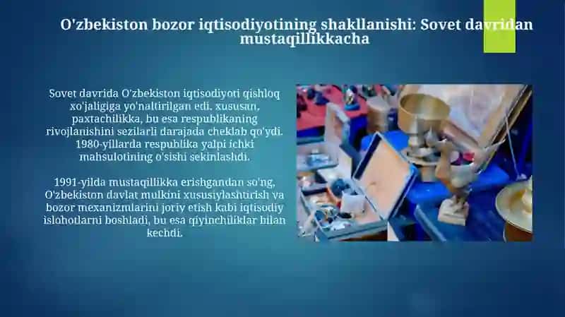 O'zbekiston bozor iqtisodiyoti tarixi 3