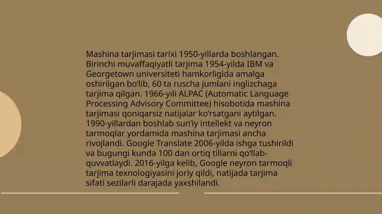 Mashina tarjimasi tizimlari 3