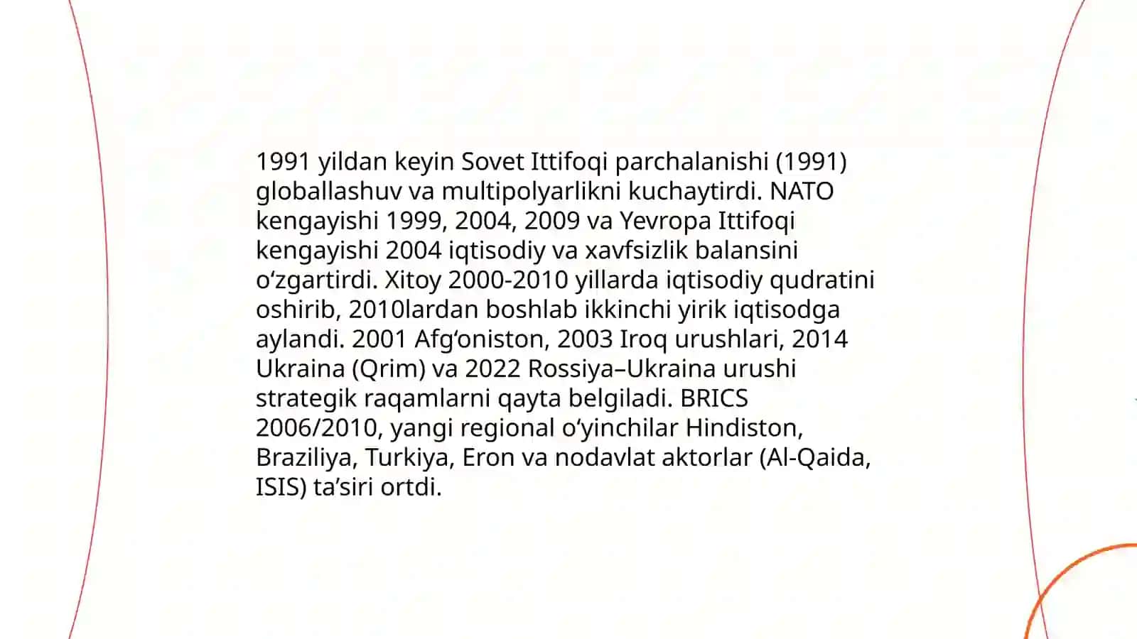 1991-2025 yillarda Jahondagi va Ozbekistondagi ozgarishlar 3